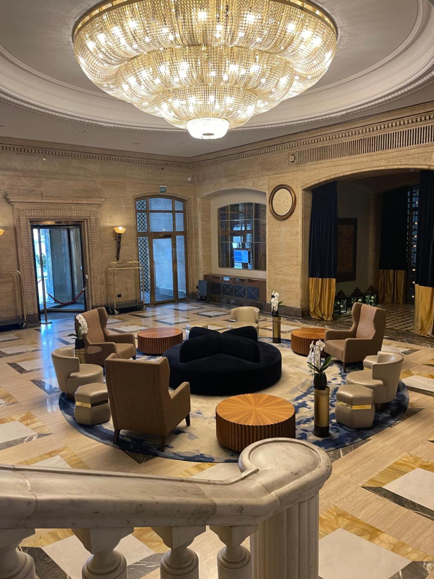 София Хотел Балкан, хотел от луксозната колекция Екстериор снимка The lobby of the hotel