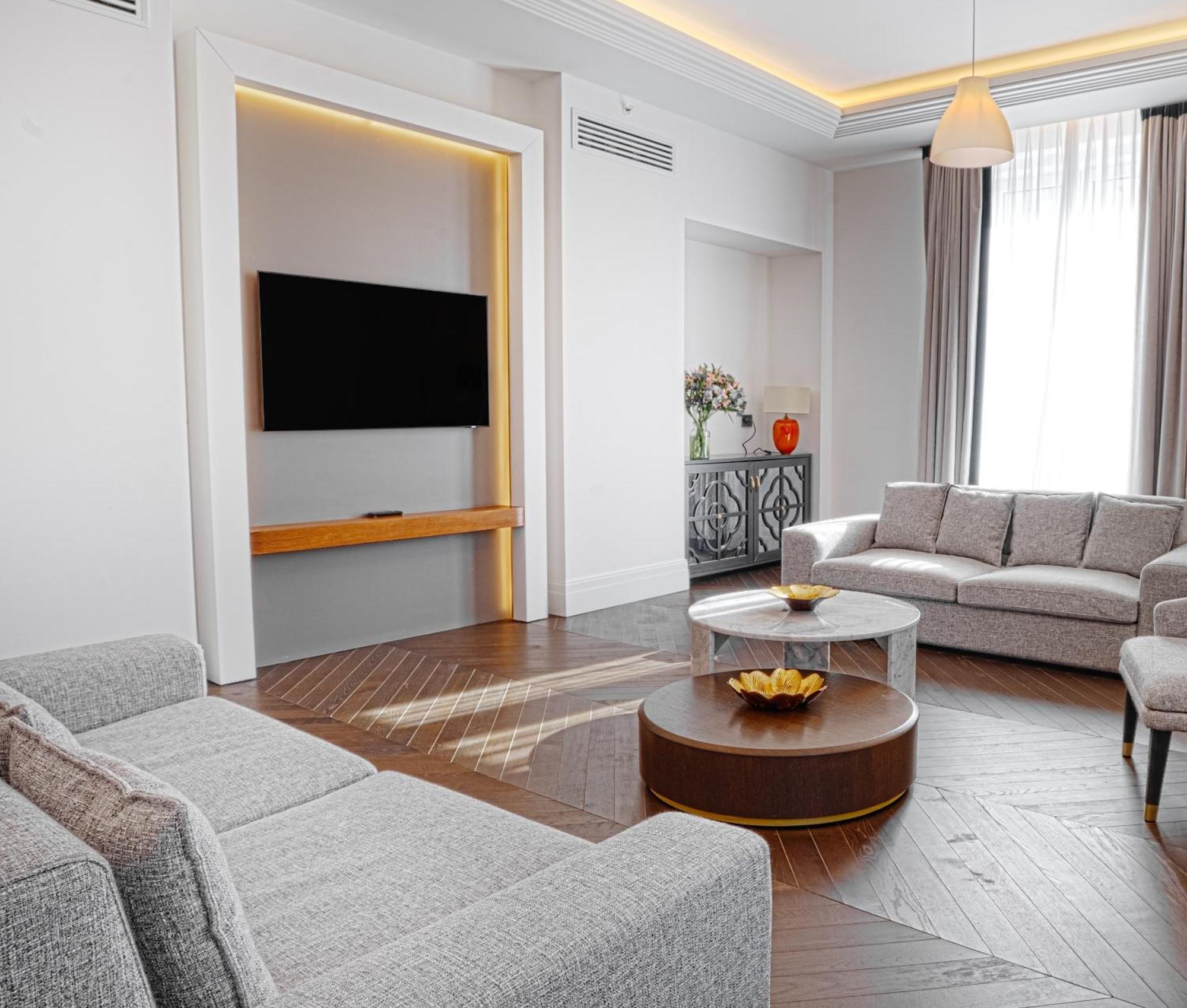 София Хотел Балкан, хотел от луксозната колекция Екстериор снимка A living room at the hotel